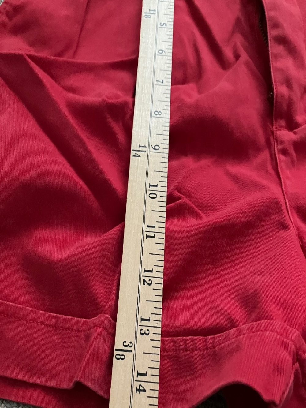 Women’s Red Abercrombie Shorts Size 8 - Picture 8 of 9